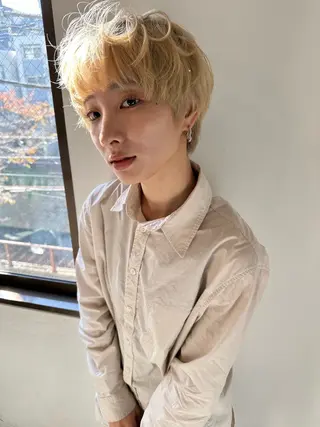 ショート パーマ指名No. 1 磯飛⭐️慎之介のヘアスタイル