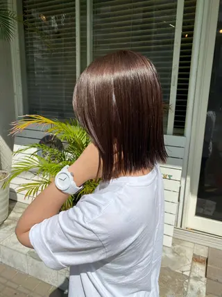 カラー 西元 亜由美のヘアスタイル