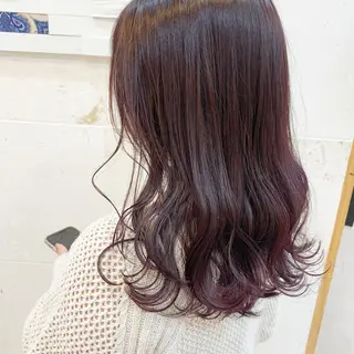 ミディアム 💘カラー人気Ｎｏ. １💘SAYAのヘアスタイル