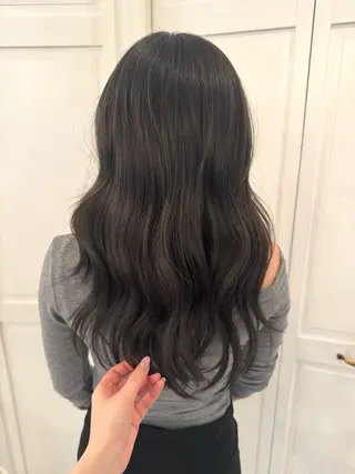 カラー ブリーチカラー🎀 韓国風/寺門美優のヘアスタイル