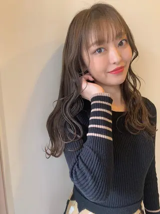 ロング カラー 髪質改善will hairdesignのヘアスタイル