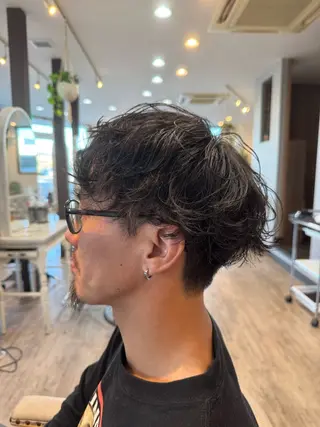 パーマ メンズ パーマ/髪質改善 山口泰広のヘアスタイル