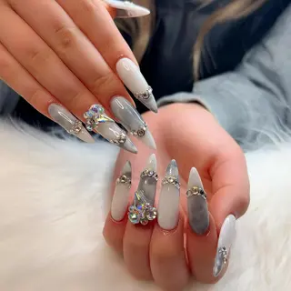 ロング ネイル nail salon azuのネイルデザイン