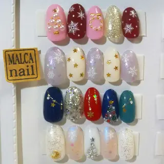 カラー ミディアム パーマ ヘアアレンジ ネイル マツエク・マツパ MALCAnail(マルカネイル)所属・荒木 莉奈のネイルデザイン