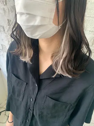 ミディアム エクステ＆艶カラー 🎀YURINA🎀のヘアスタイル