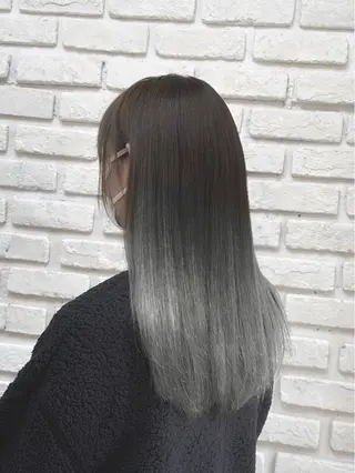 セミロング カラー メンズパーマ 本多のヘアスタイル