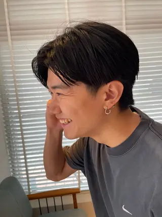 パーマ メンズ MOEKA🌺レディ ースカットモデルのヘアスタイル