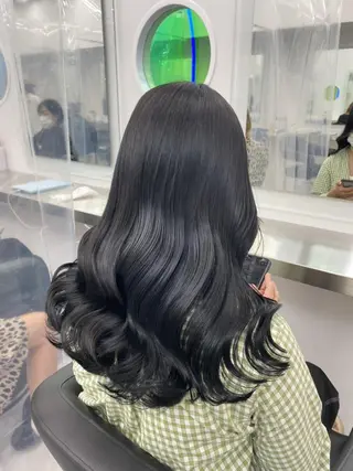 カラー 透明感スタイル 💖ブリーチなしのヘアスタイル