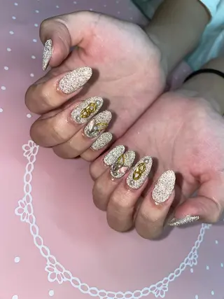 ミディアム ネイル 《LB》ラブリエ Nail&eyeのマツエク・マツパデザイン