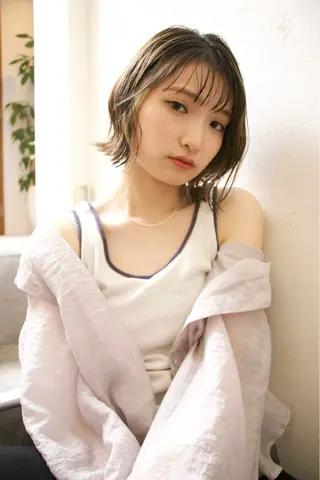 ショート カラー 入江 直生のヘアスタイル