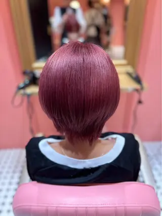 ミディアム カラー organic  mind所属・松本 菜花のヘアスタイル