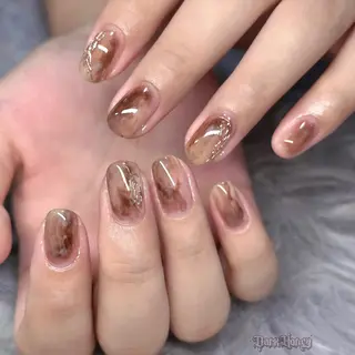 ネイル Dark honey スカルプ専門原宿店のネイルデザイン