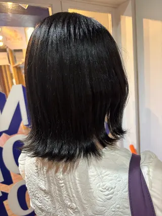 ミディアム カラー ヘアアレンジ F.O.Fカラーモデ ル募集riana🫧のヘアスタイル