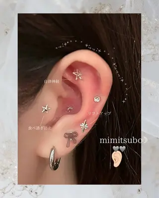 メンズ キッズ 耳つぼジュエリー🌙 Moon*のエステ・リラクイメージ