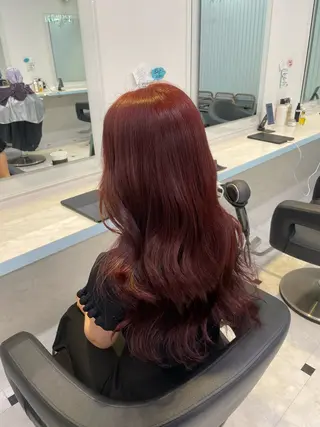 カラー 🍒♡艶髪暖色カラー saaya♡🍒のヘアスタイル