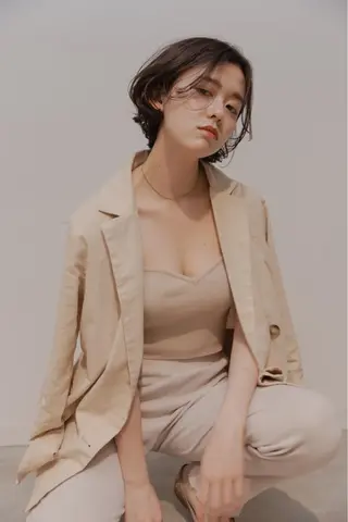 ショート カラー robe所属・ツジガキ ユウスケのヘアスタイル