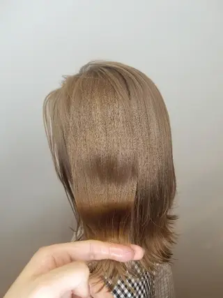 カラー ミディアム シールエクステ♦️ レイヤー♦️福田晃大のヘアスタイル