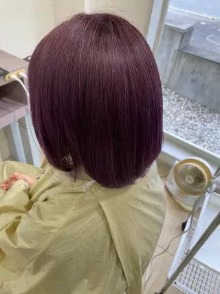 ショート カラー 工藤 彩花のヘアスタイル