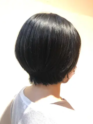 ショート 高山🐬髪質改善 池袋で縮毛矯正のヘアスタイル