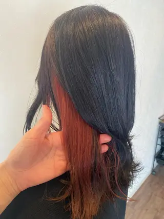 セミロング カラー 美容室Limb所属・髪質改善/縮毛/小林 水葵のヘアスタイル
