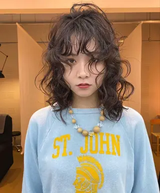 パーマ ナチュラル大人っぽい スタイル　MAORIのヘアスタイル