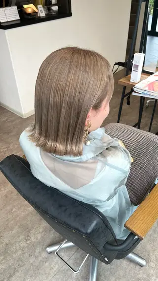 ミディアム カラー STRAAL所属・カットモデル✂️ ゆうかのヘアスタイル