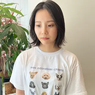 ミディアム カラー k-two あべのキューズモール所属・k-two 天王寺♡ honokaのヘアスタイル