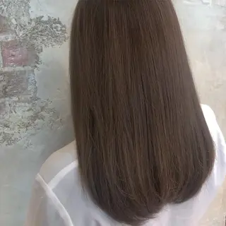 ミディアム カラー 顔周り/くびれヘア 韓国ヘア💕風間るなのヘアスタイル