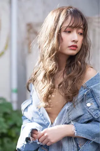 ロング IVE所属・ダブルカラー🤍 髪質改善／原島のヘアスタイル