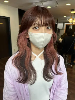 ロング カラー トレンドヘア🌿 chinariのヘアスタイル