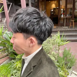 パーマ メンズ enntaku 新宿所属・MASANA 🎱ディレクターのヘアスタイル