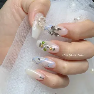 ネイル HANA 長さだしのネイルデザイン