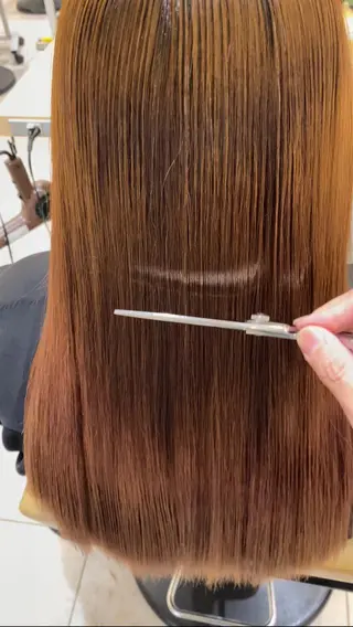 ロング ⭐️⭐️縮毛矯正の スペシャリスト松本✨のヘアスタイル