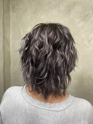 パーマ メンズ メンズブリーチカラー /パーマ ごーた立川のヘアスタイル