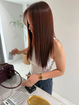 カラー fab.所属・檜 果歩のヘアスタイル