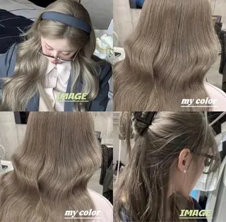 ロング カラー MIRAC所属・Ryoichi⛓️ 韓国ヘア/ハイトーンのヘアスタイル