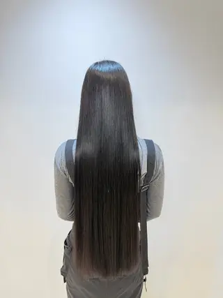 ロング パーマ 髪質改善/縮毛矯正 /ブリーチ矯正/岡部のヘアスタイル