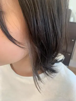 ミディアム カラー 美容しょうへいの店所属・吉川 茉由子のヘアスタイル