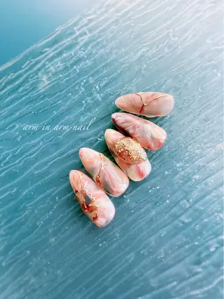 ネイル arm in arm ︎✿Yamamotoのマツエク・マツパデザイン