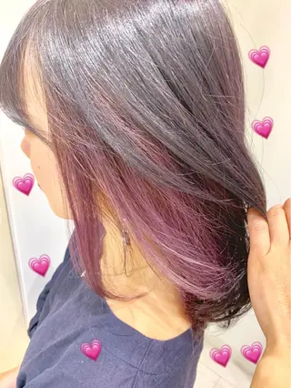 ミディアム カラー EMANON新宿東口所属・新宿駅近♡個室 ♡関口三都季🌜のヘアスタイル