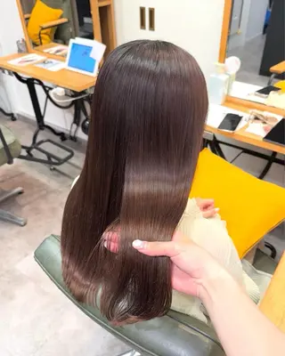 ロング 縮毛矯正/艶髪カラー /パーマ/ひふみ🌱のヘアスタイル