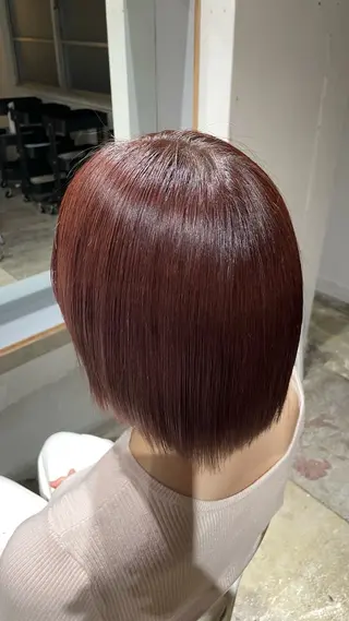 カラー 安藤 まりのヘアスタイル