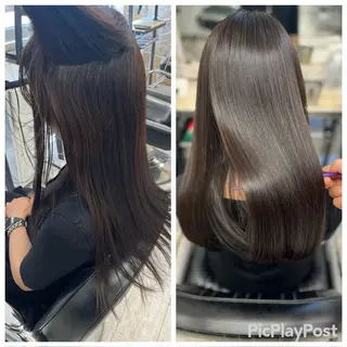 ロング 江口 衣音のヘアスタイル
