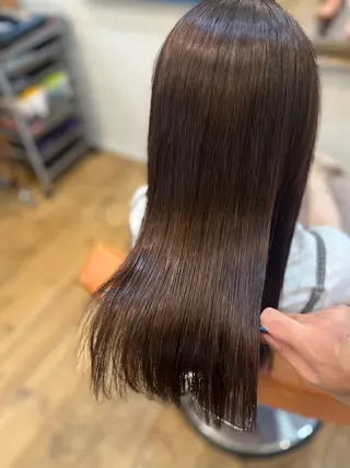 ロング ⚪️髪質改善 縮毛 店長 コウ⚪️のヘアスタイル