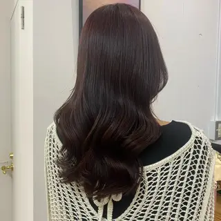 セミロング カラー 🪭risa 暖色/レイヤー🪭のヘアスタイル