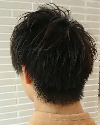 メンズ カラー パーマ ヘアアレンジ ブリーチ/ヘアケア/ 艶髪/イギチハルのヘアスタイル