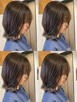 ミディアム カラー fier umeda所属・fier_umeda 梨花 rifaのヘアスタイル