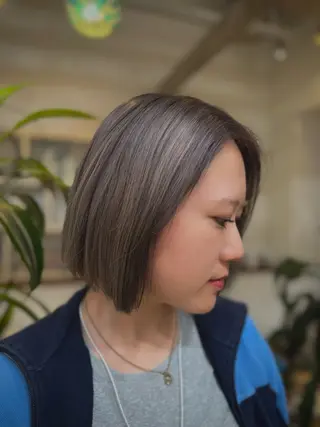 ショート カラー KAKERU/ボブ/ ショート/パーマ🌱のヘアスタイル