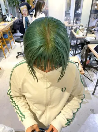 ショート Hair & make Lamp所属・梅田のブリーチ特化 美容師KAI🥰のヘアスタイル