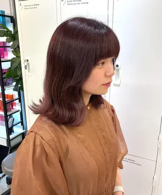 ミディアム カラー 神原 茉依🩰🪩のヘアスタイル